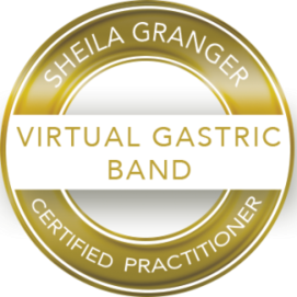 Logo de Sheila Granger, anneau doré avec son nom et prénom ainsi que la certification